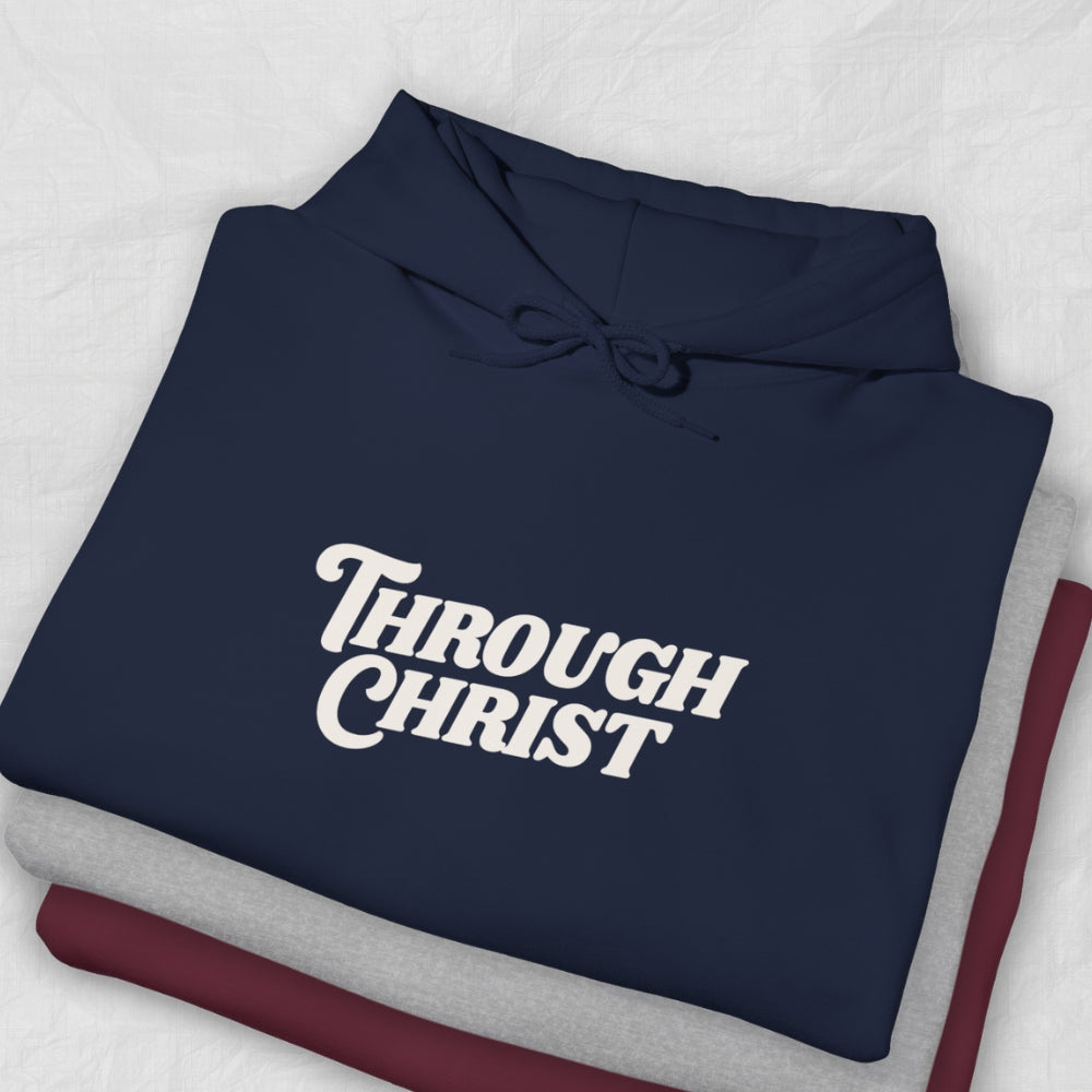 Christian Faith Unisex Hoodie - Philippians 4:13 Inspirational Sweatshirt, Religious Apparel, Bible Verse Clothing, Christian Gift,