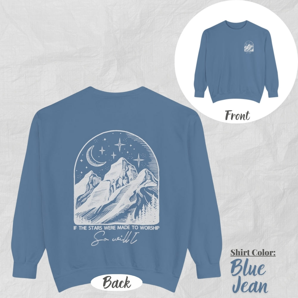 Christian Unisex Sweatshirt - So Will I Design, Motivational Gift, Cozy Fashion, Biblical Quote, Faith Apparel