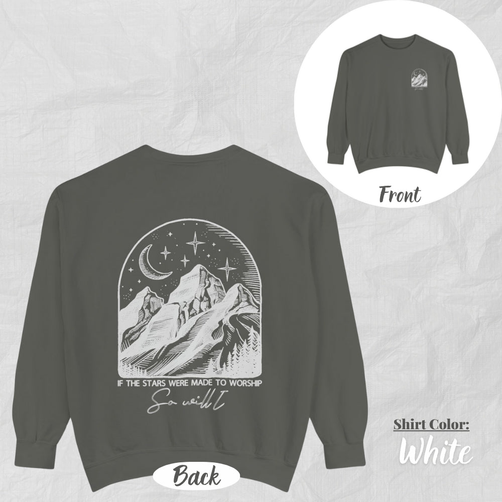 Christian Unisex Sweatshirt - So Will I Design, Motivational Gift, Cozy Fashion, Biblical Quote, Faith Apparel